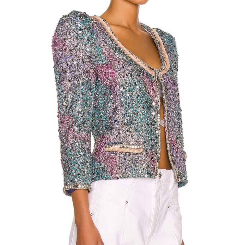 Isabel Marant Multicolor Tweed Blazer, New 
Never Used or Worn.